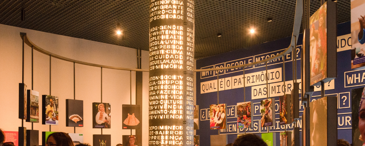 Na imagem, consta parte da nova exposição de longa duração do Museu.